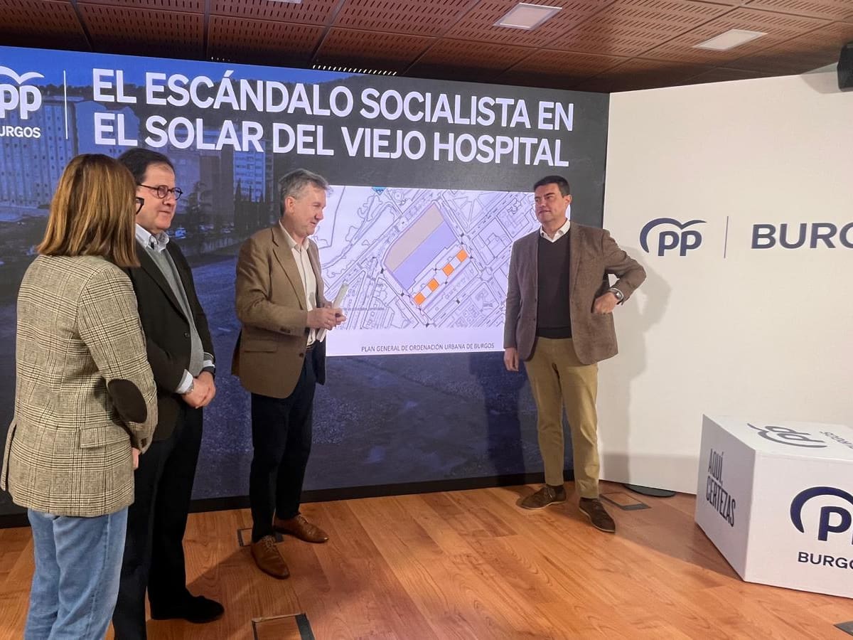 El PP denuncia un aumento de dos millones de euros en la venta del solar del antiguo hospital Yagüe