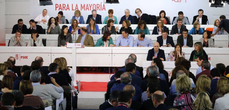 Vista general de la reunión del Comité Federal del PSOE para aprobar el aplazamiento de la fecha del 39 Congreso Federal