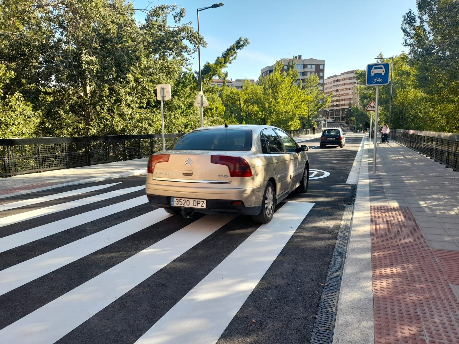 Los vehículos ya pueden circular desde esta mañana por el puente Bigar