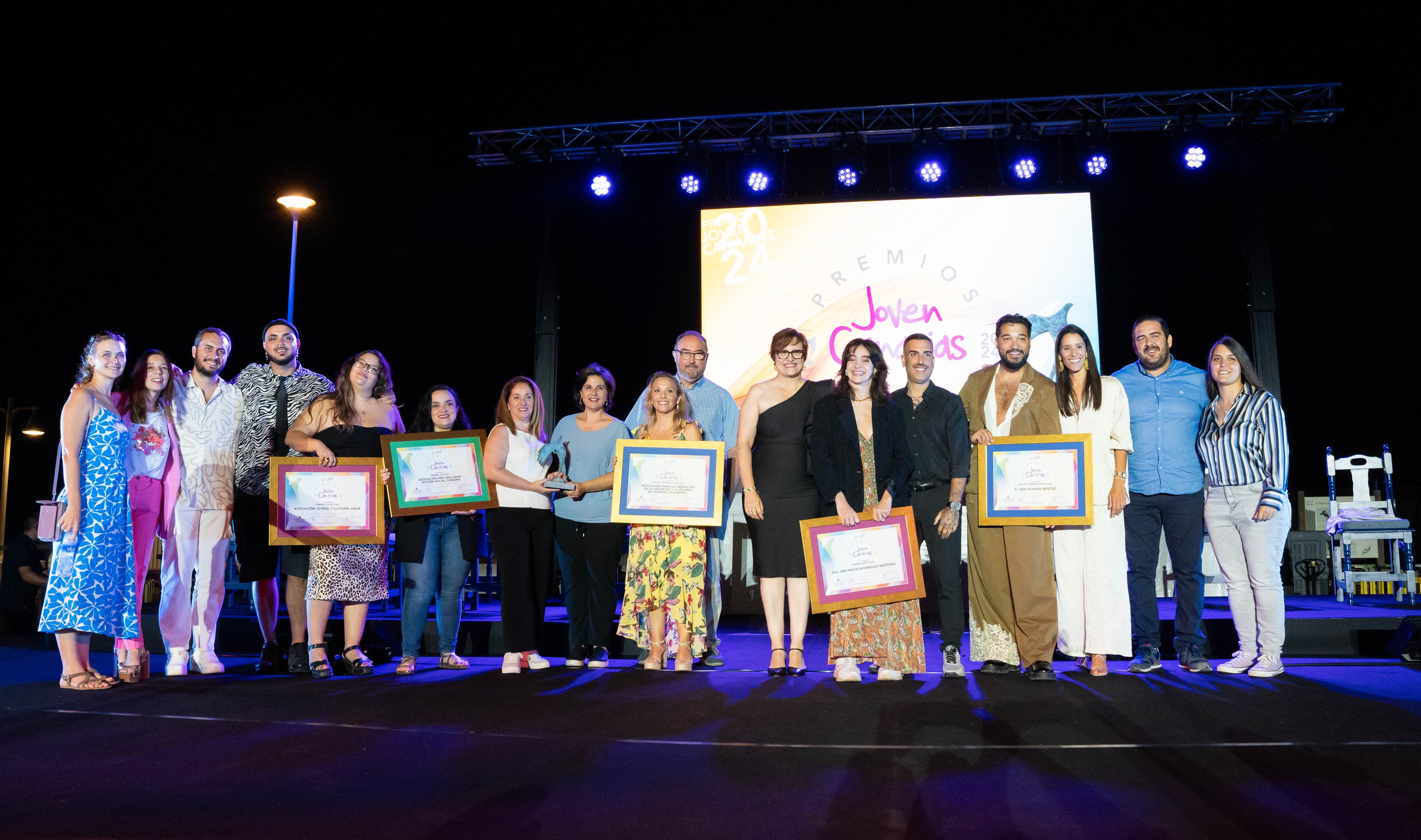 Entrega de los galardones Joven Canarias 2024.