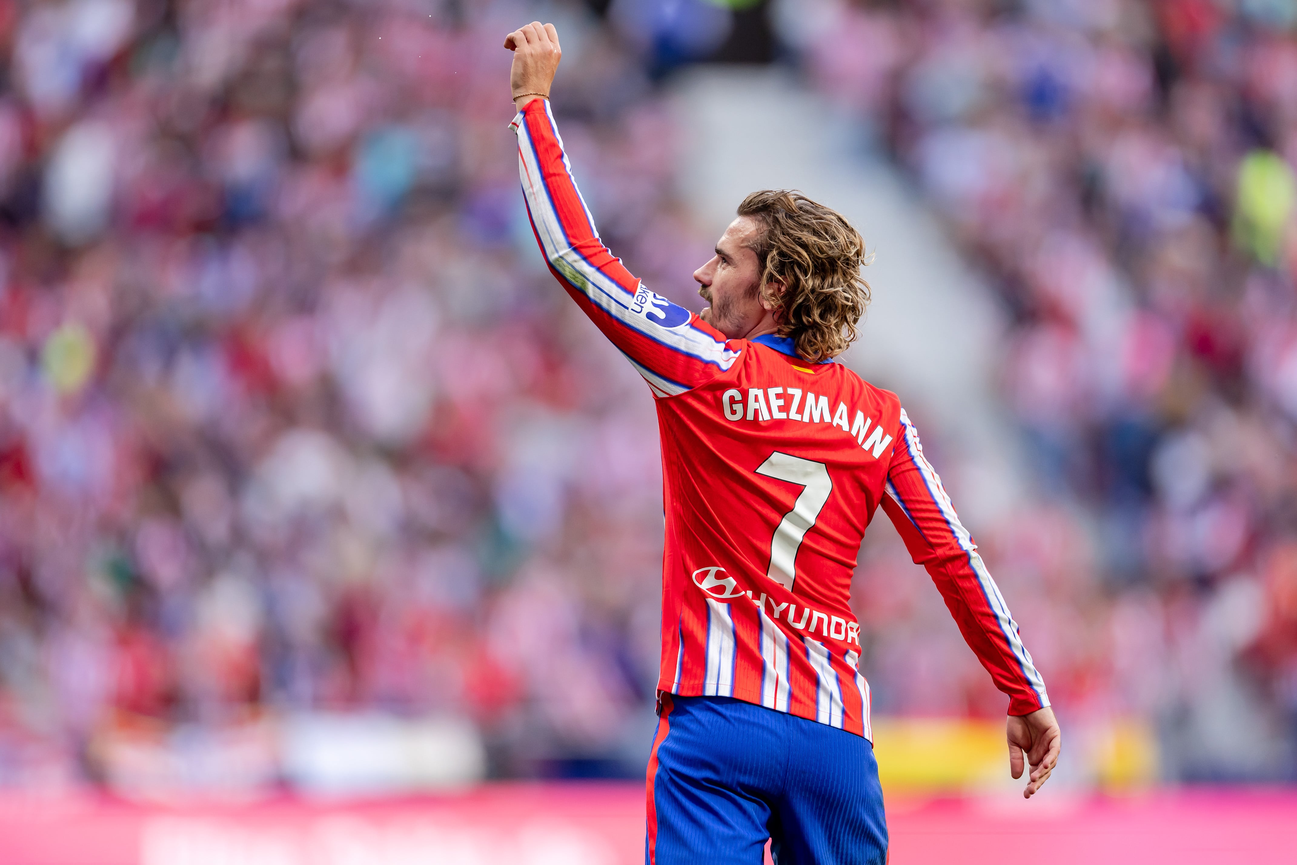 Griezmann celebra su gol ante el Leganés