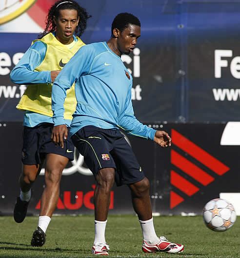 Eto'o ultima su puesta a punto.