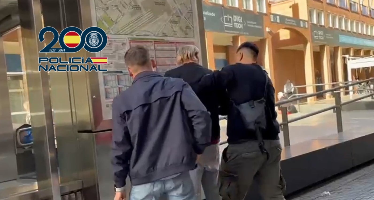 Momento de la detención