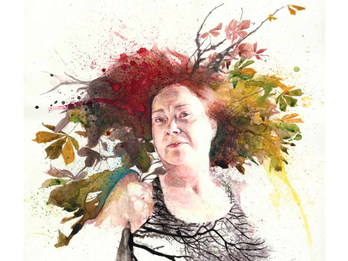 La segoviana Esther Cuesta muestra su trabajo de acuarelas en la Casa Joven