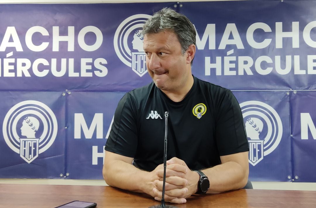 Manolo Díaz, entrenador del Hércules CF