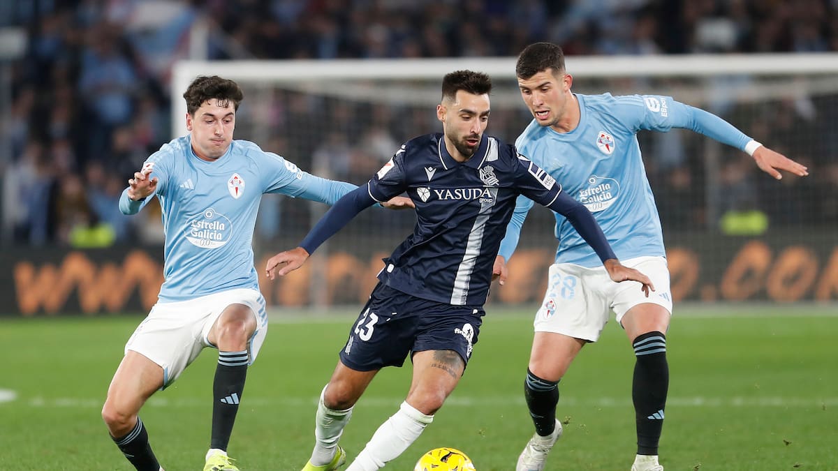 Claudio Giráldez a acabar con el mal fario contra la Real Sociedad en Balaídos