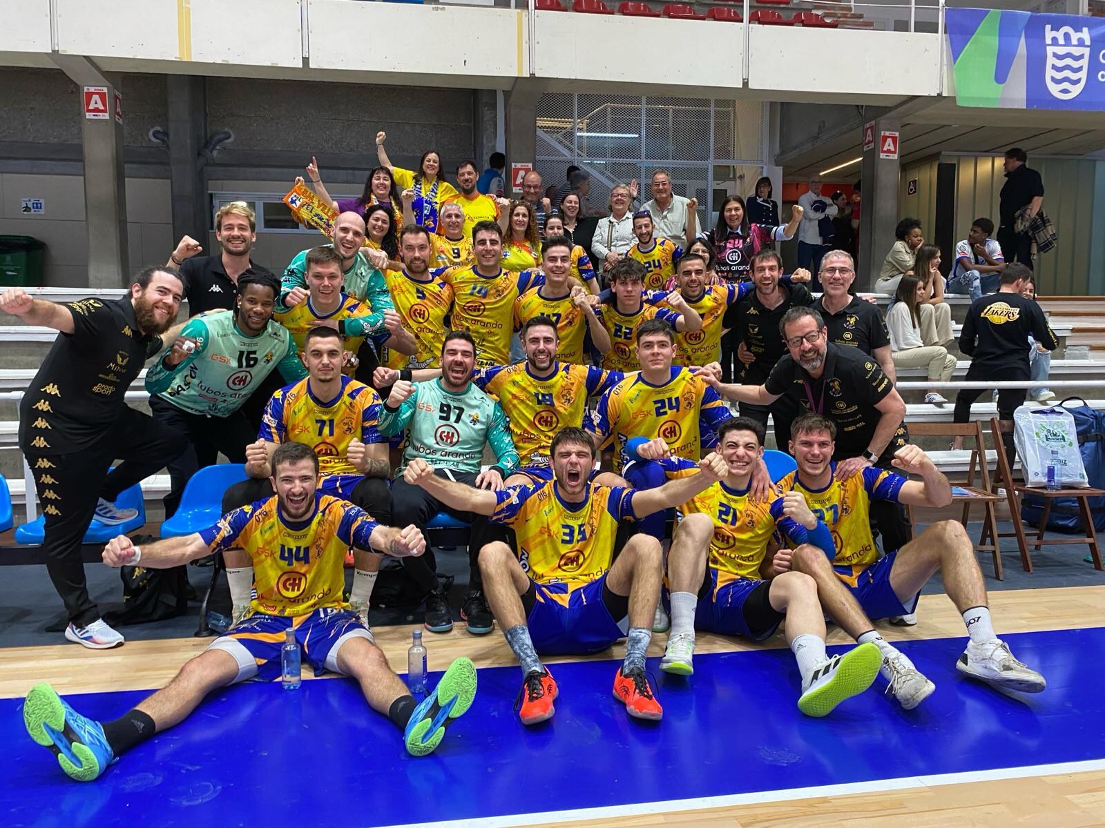 Celebración del triunfo