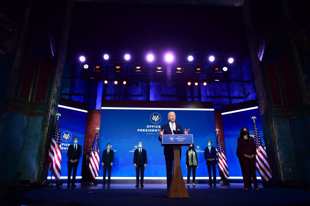 Biden presenta en una conferencia de prensa a sus elegidos para integrar el gabinete