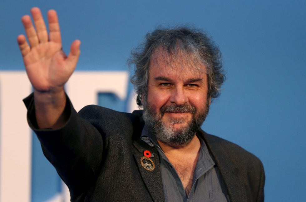 El director de cine Peter Jackson también se pasó por Odeon Leicester Square