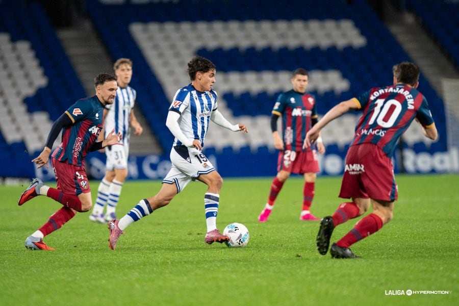 La SD Huesca perdía ante la Real Sociedad B en Anoeta