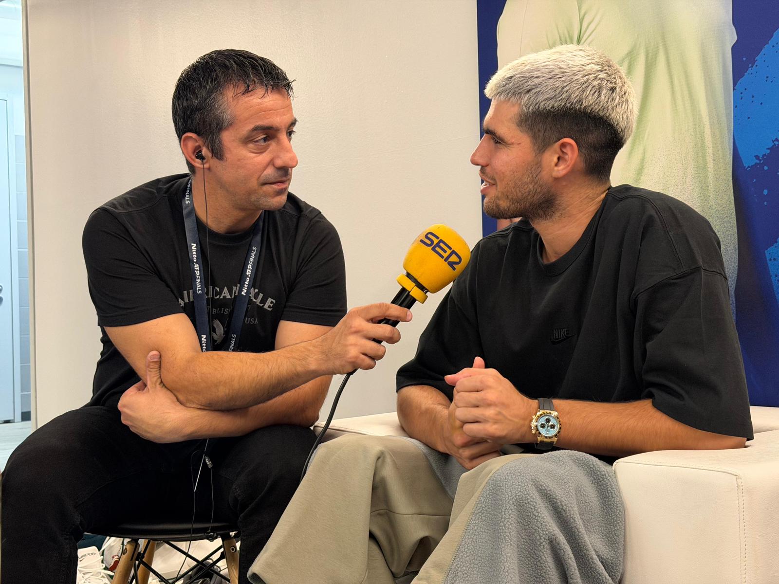 Carlos Alcaraz celebra su número 1 del mundo en la Cadena SER