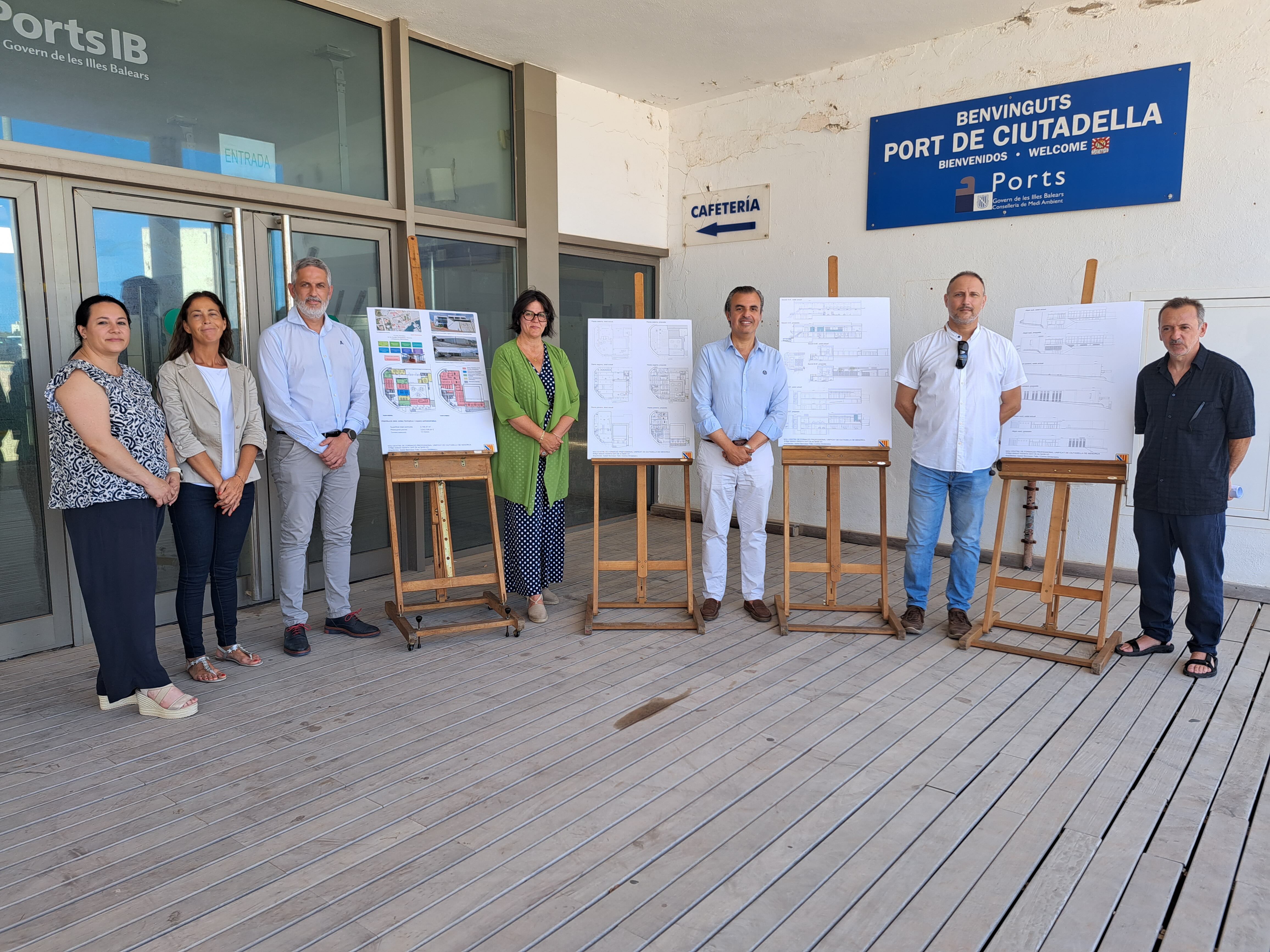 Aquest dimecres s'ha licitat la construcció del nou Centre Integral de FP a l'antiga Estació Marítima  del port de Ciutadella.