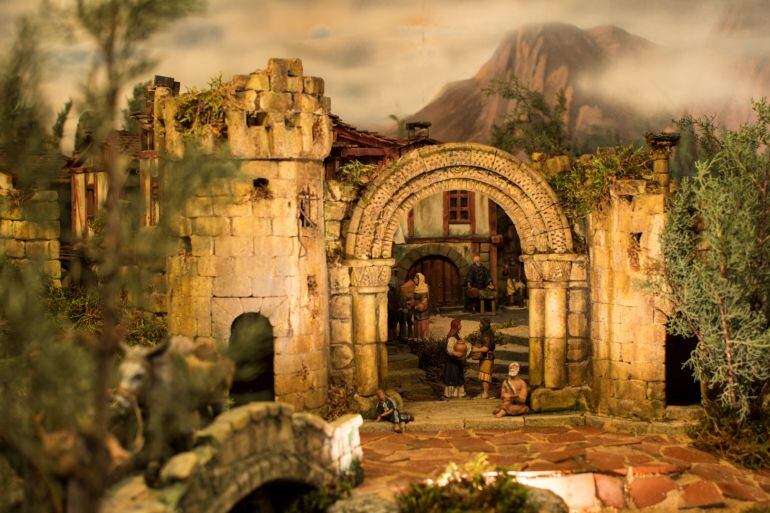 Uno de los belenes ganadores de la edición de 2014.