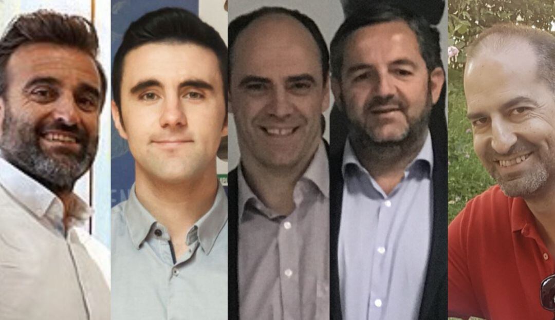 Jorge Martín, Juan Flores, Jota Hombrados, Alberto Quemada y Marino Rodríguez.