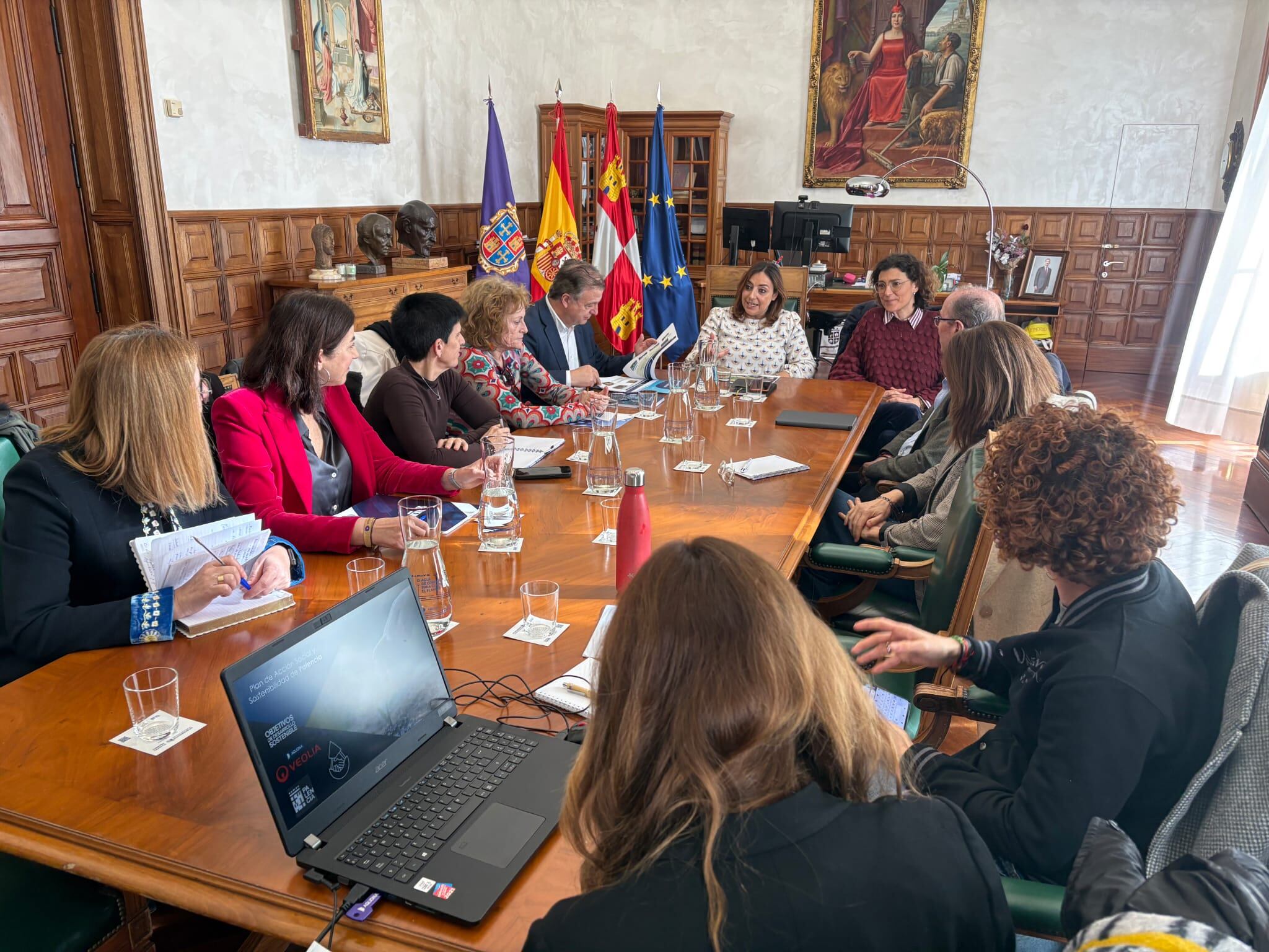 Aprobado el plan de trabajo del Plan de Acción Social y Sostenibilidad de Palencia para 2026