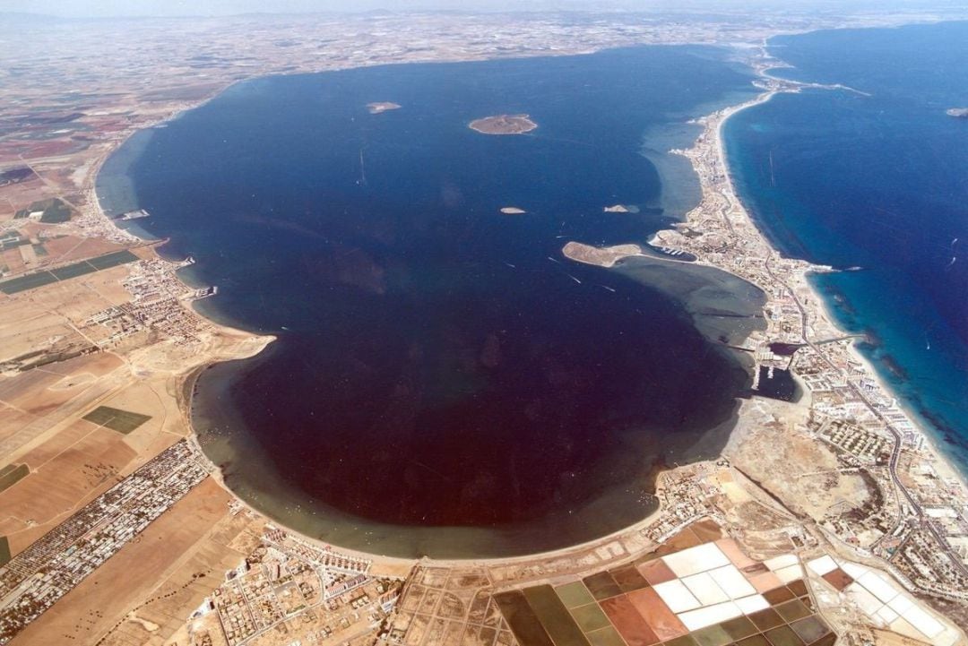 Vista aérea del Mar Menor