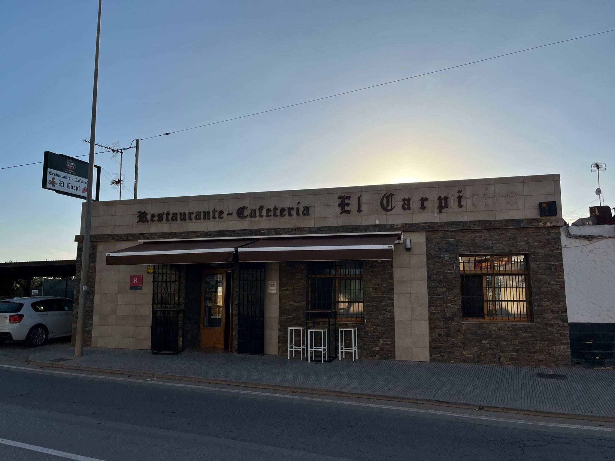 Pulpo a la cartagenera en el restaurante El Carpi