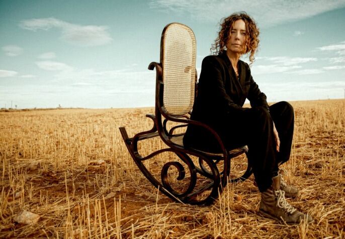 La cantante Olga Román en una foto de su último disco.