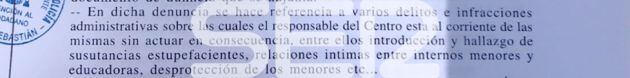 Denuncia a la que ha tenido acceso la SER en Euskadi.
