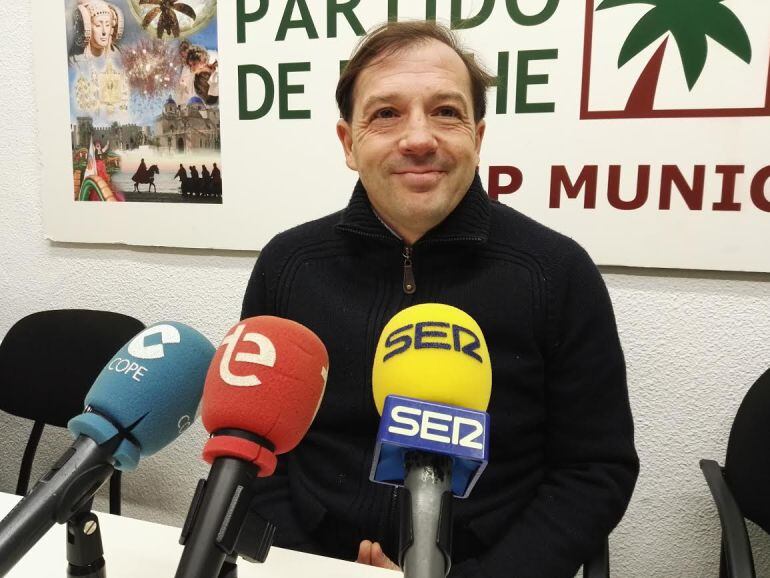 Jesús Pareja, portavoz del Partido de Elche