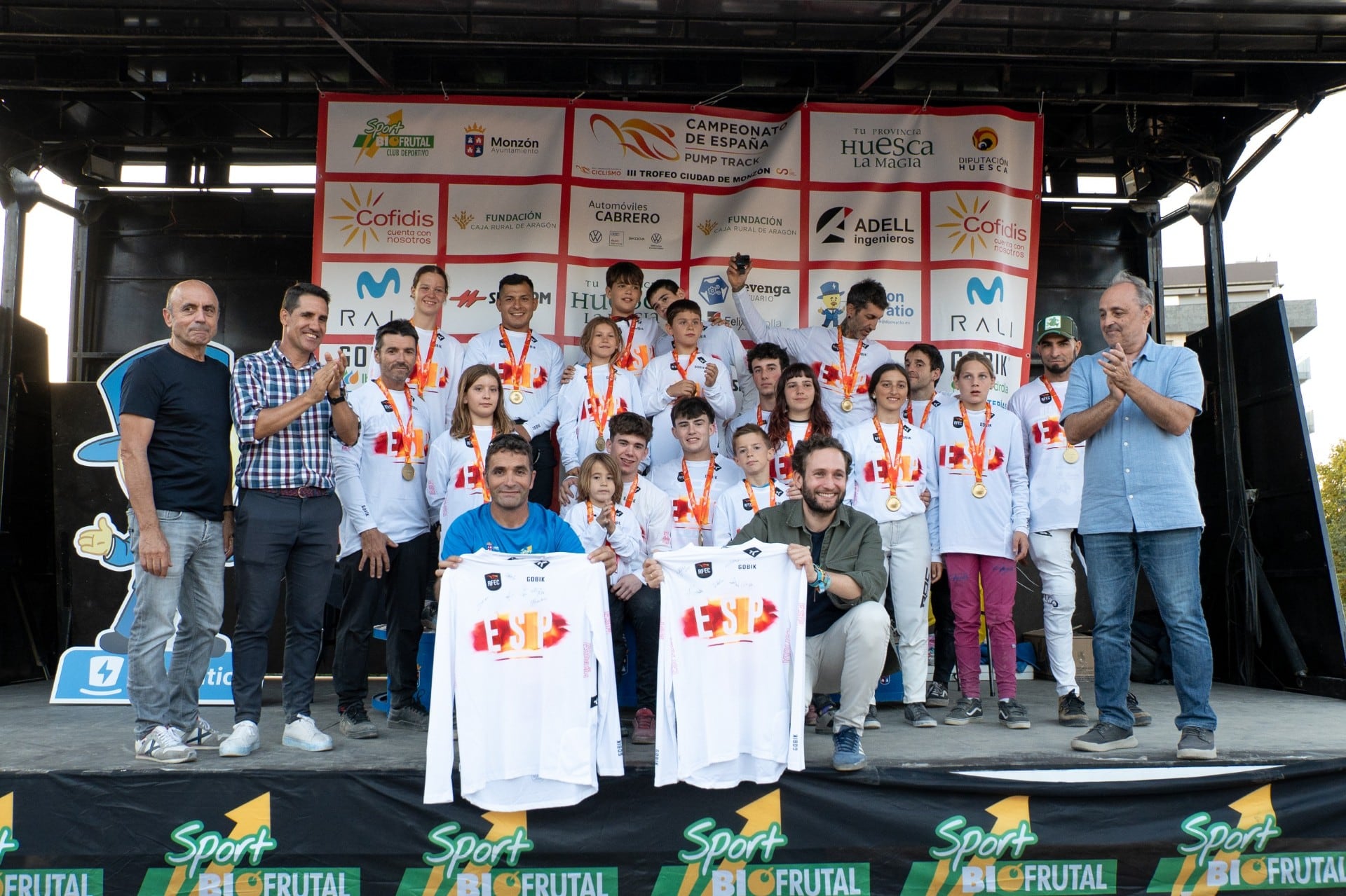 Monzón coronó a los campeones de España de Pump Track