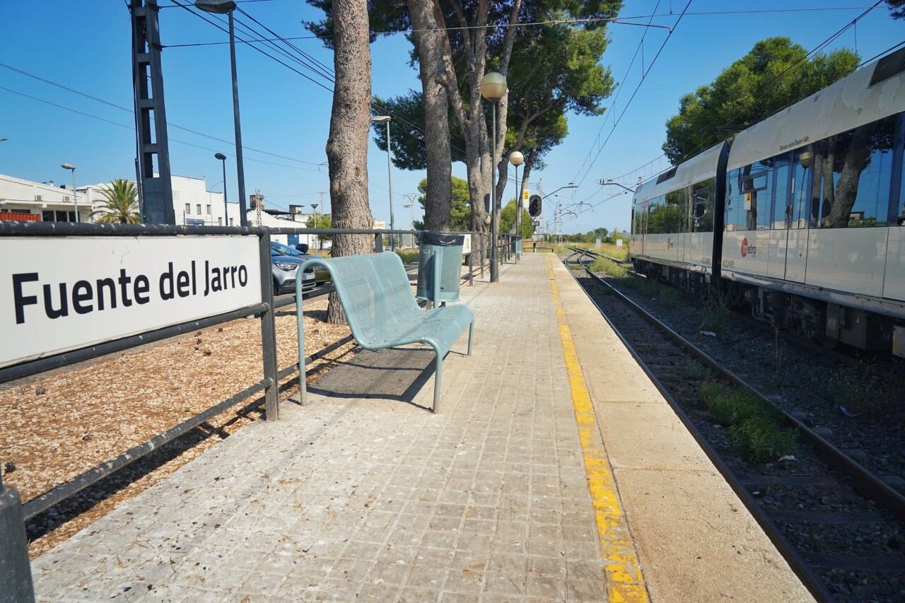 Imagen de la estación Fuente del Jarro de Metrovalencia