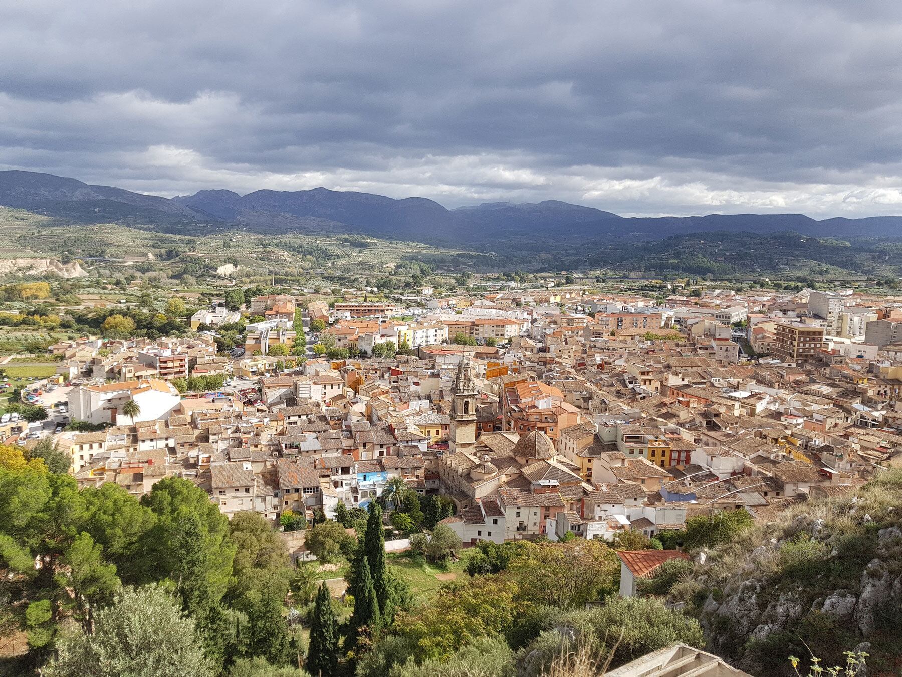 Vista aérea de Cocentaina