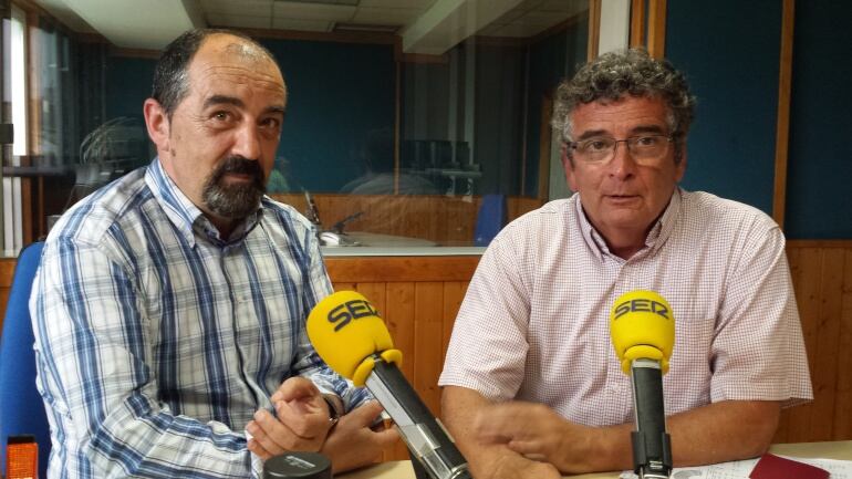 Contertulios de la Ventana, Rafael Pérez Tezanos y Juan Guimerans