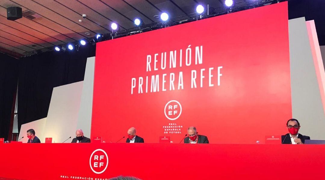 Un momento de la reunión.