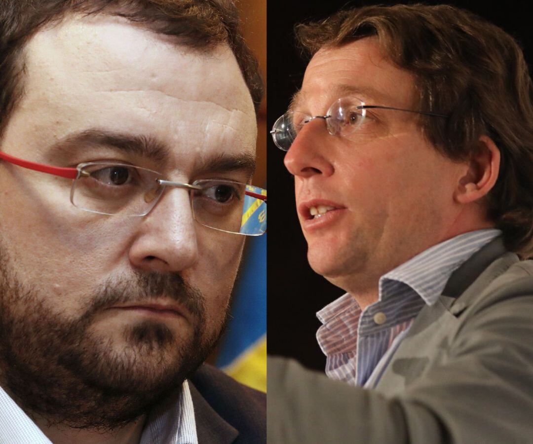 Adrián Barbón y José Luis Martínez-Almeida.