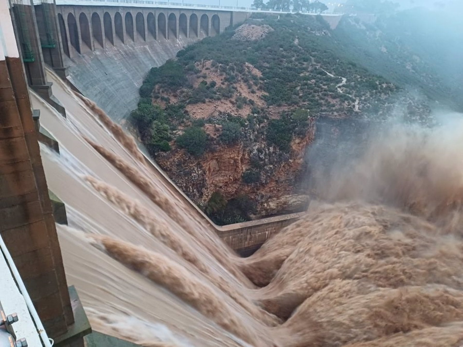 Imagen del pantano de Forata.