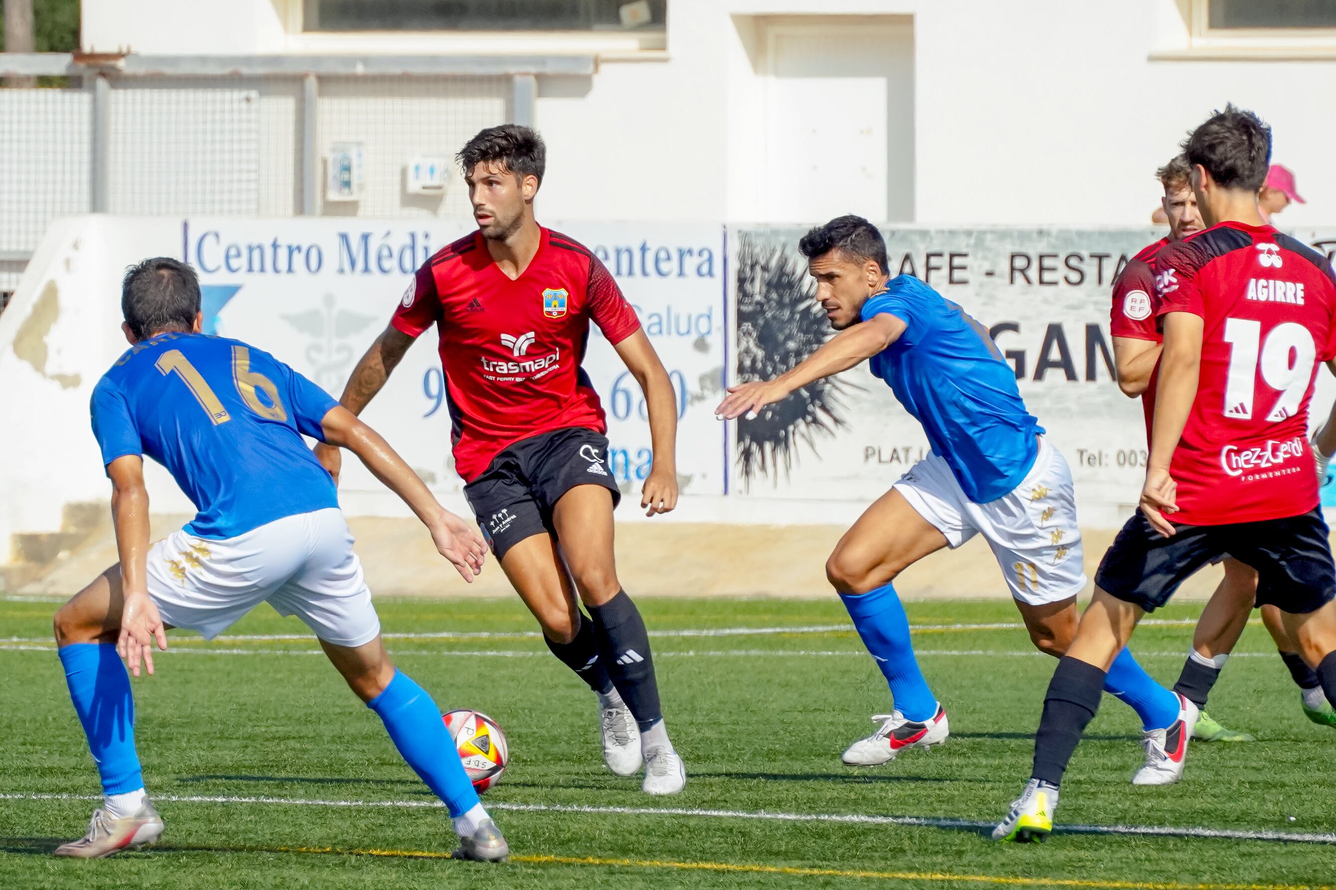 Imagen del partido jugado en Formentera