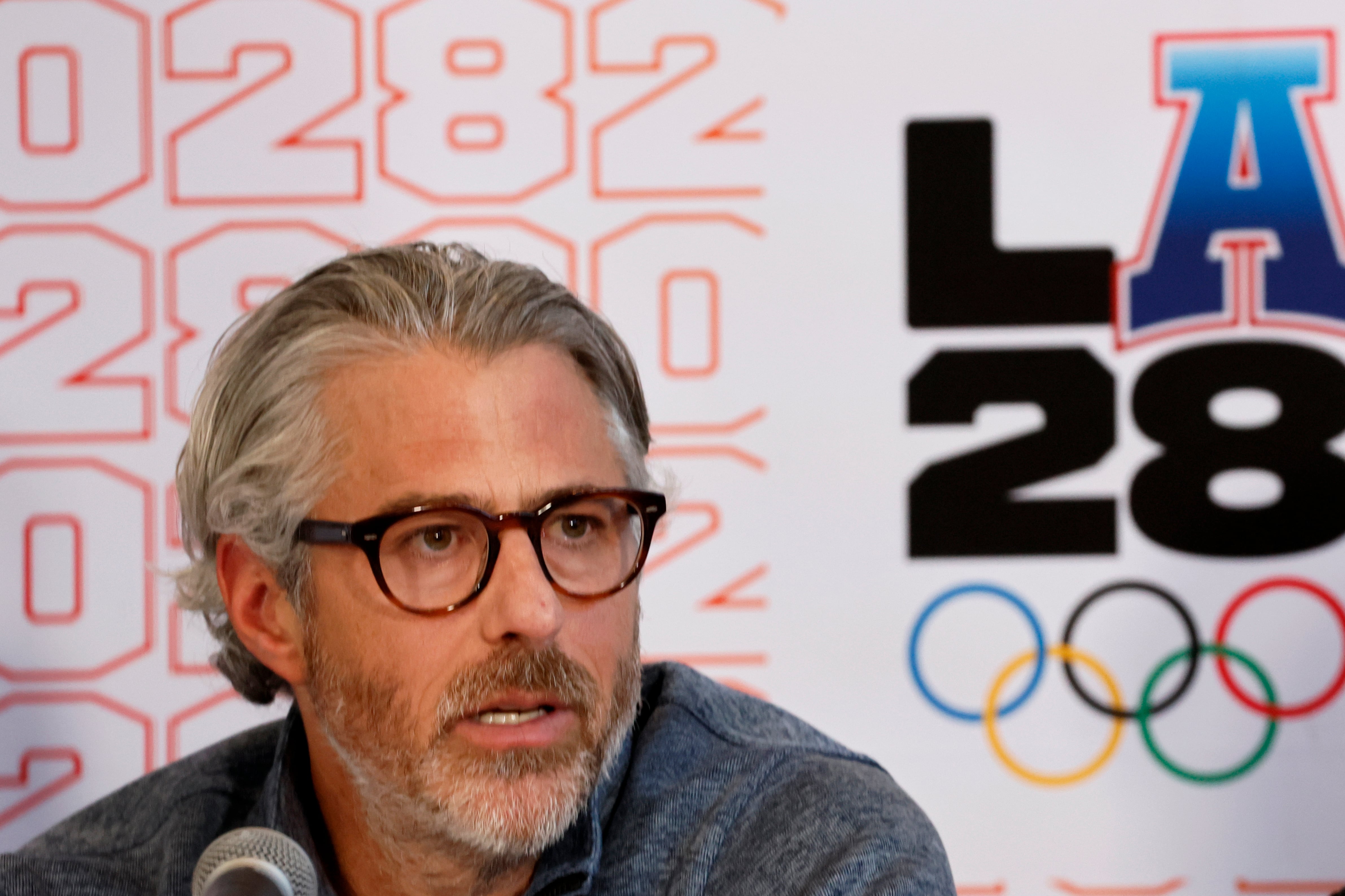El presidente del comité organizador de Los Ángeles'28, Casey Wasserman