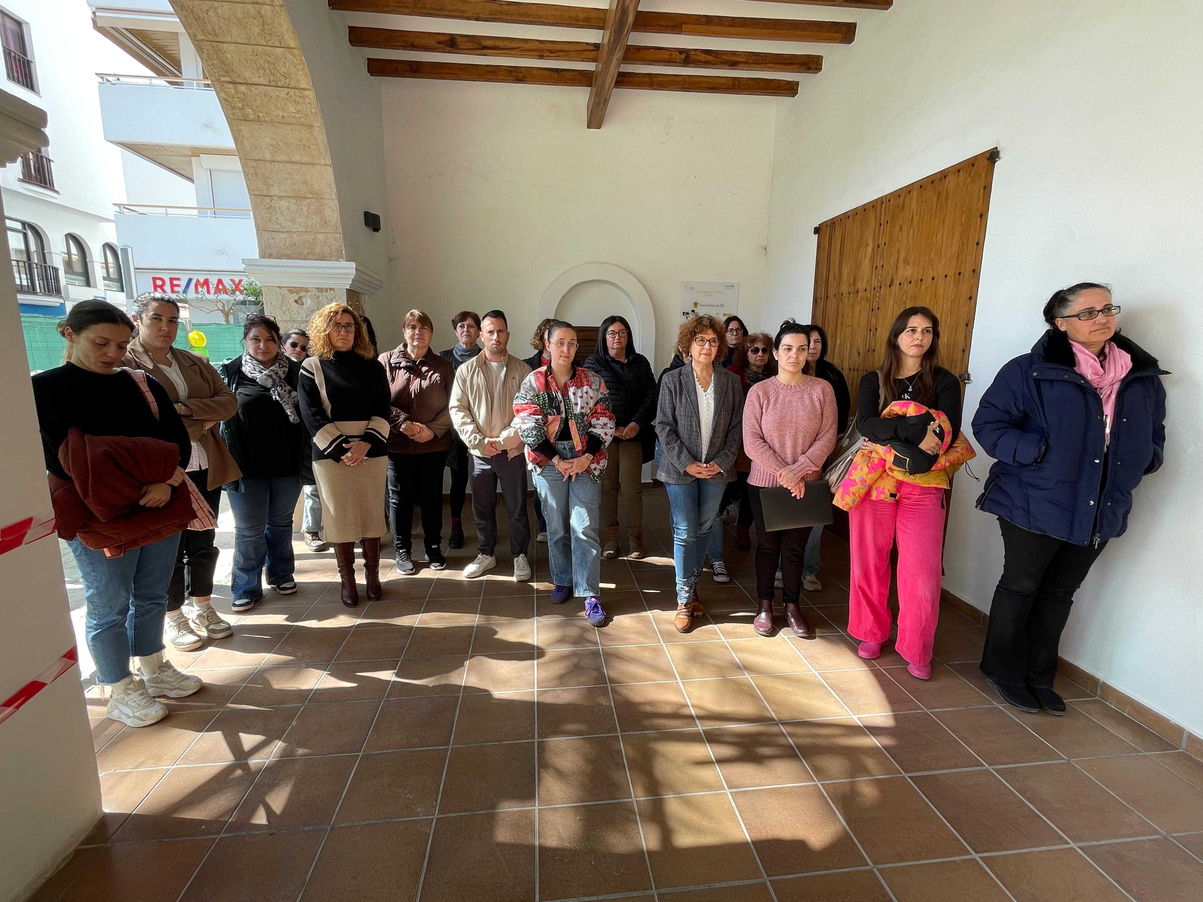 Un momento durante el acto en Santa Eulària