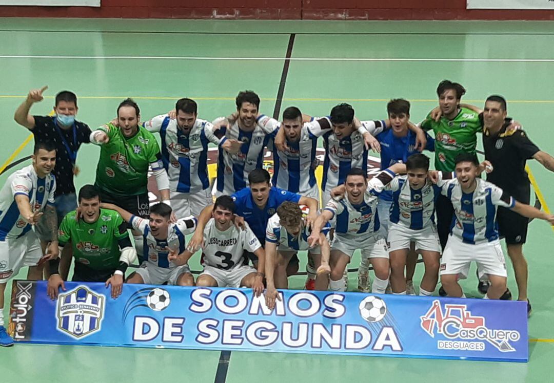 Celebración del ascenso a 2ª