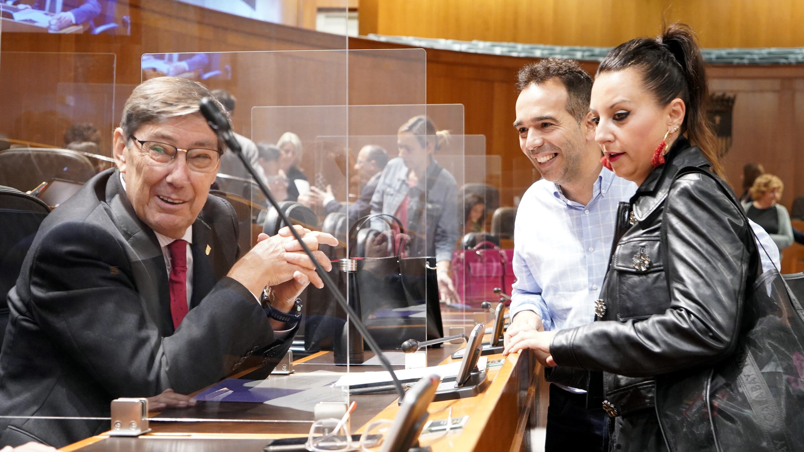 Aliaga, Guerrero y Peirat en las Cortes