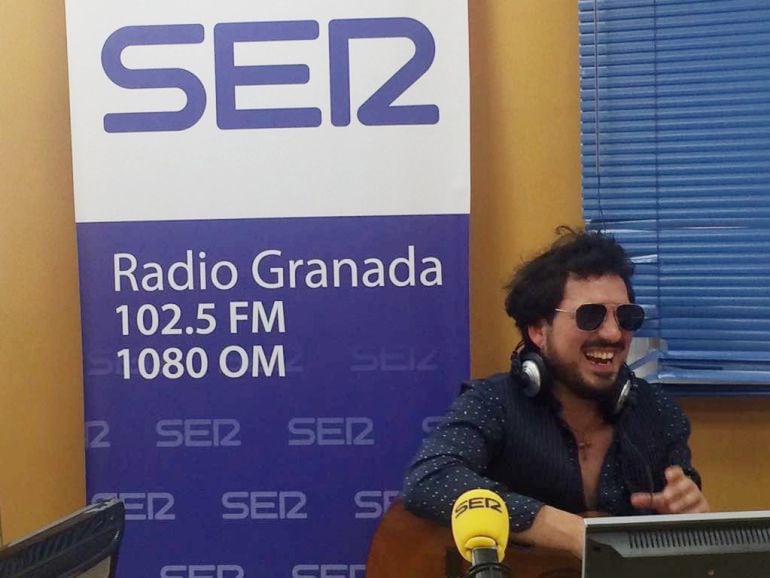 Monty, durante la entrevista en Radio Granada