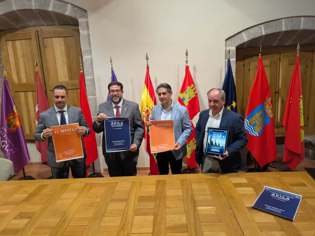 Presentación de los conciertos por los 40 años de la declaración de Ávila como Ciudad Patrimonio Mundial