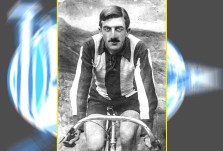 Javier Elorza, cuando era ciclista