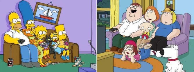 &#039;Los Simpsons&#039; y &#039;Padre de Familia&#039; convivirán en el mismo episodio