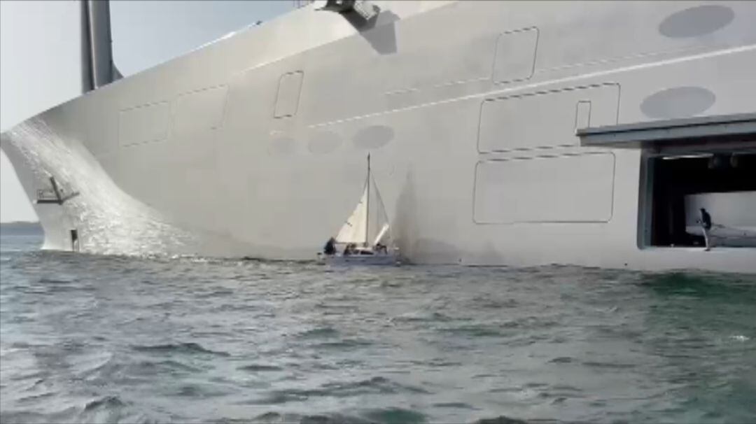 Momento del impacto.