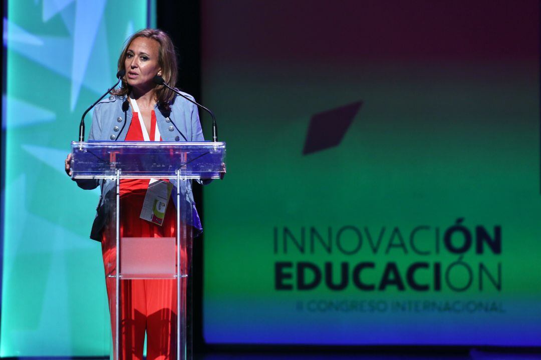 Mayte Pérez en la inauguración del congreso