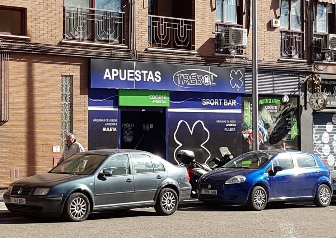 Una sala de apuestas