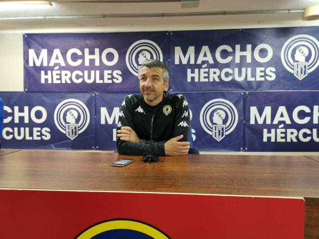 David Cubillo, en sala de prensa