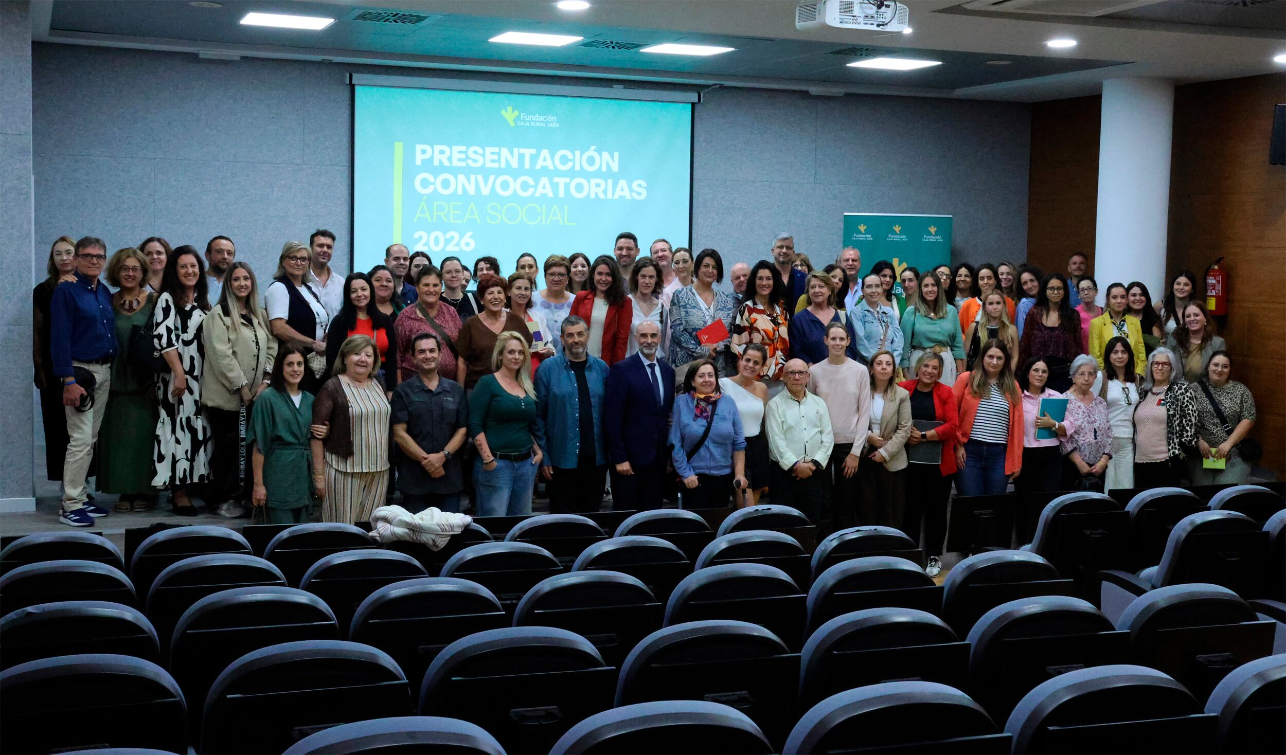 Presentación de las convocatorias del Área Social de la Fundación Caja Rural de Jaén, celebrada el pasado mes de octubre