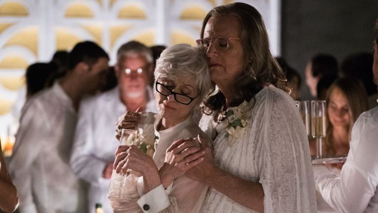 Maura Pfefferman (Jeffrey Tambor) y Shelly (Judith Light), protagonistas de &#039;Transparent&#039;