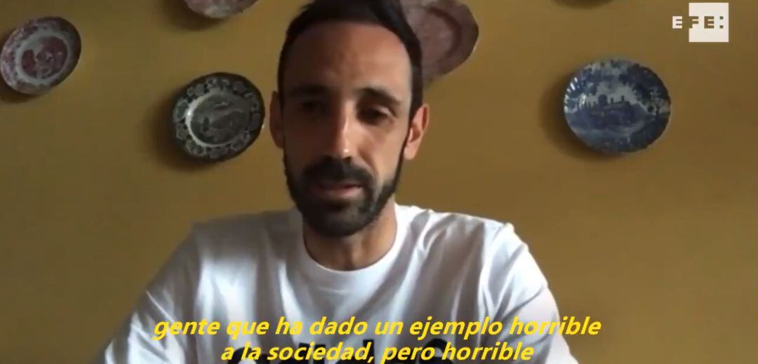 Juanfran Torres, durante su entrevista con EFE