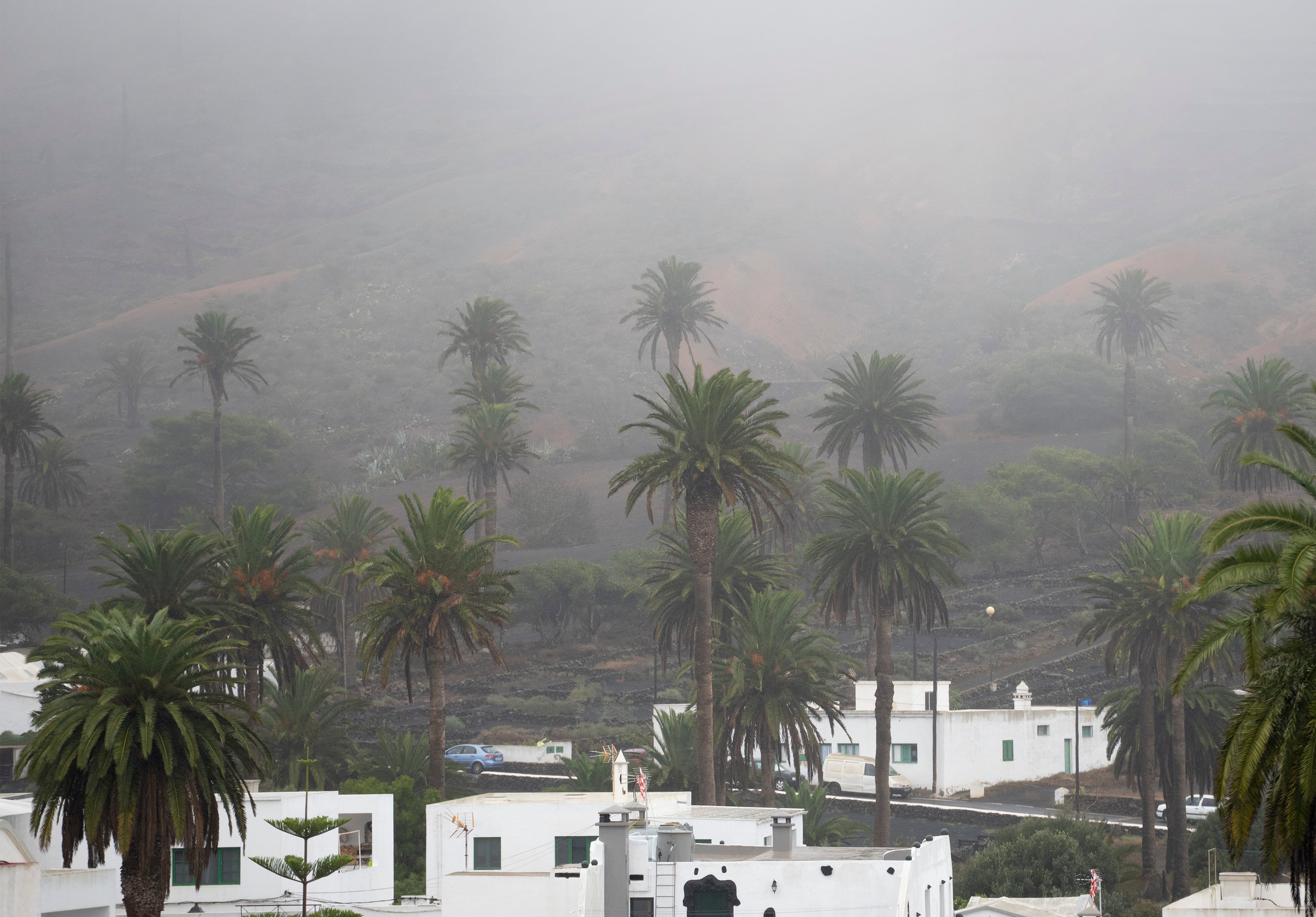 Efectos de la borrasca Claudia en Canarias