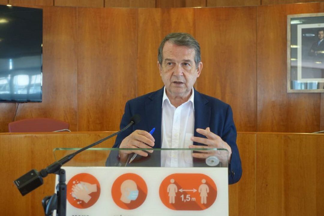 Abel Caballero, en rueda de prensa