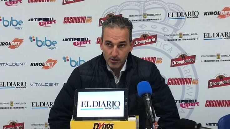 Pablo Lago, después del empate frente al Calahorra